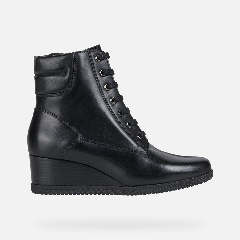 Bottines Geox Anylla - Noir - Femme 638109-MTA